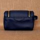 Handcrafted Navy Sienna Travel Kit Leather Trendy